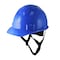 Ge Vented Full Brim Hard Hat, 4-Point Adjustable Ratchet Suspension, Blue GH326B - alternate 1